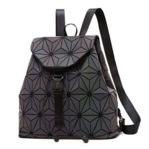 Fashionable Luminous Drawstring Holographic Bag